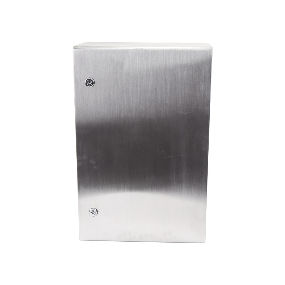 Gabinete de Acero Inoxidable IP66 Uso en Intemperie (400 x 600 x 250 mm) con Placa Interna Galvanizada. - Imagen 2