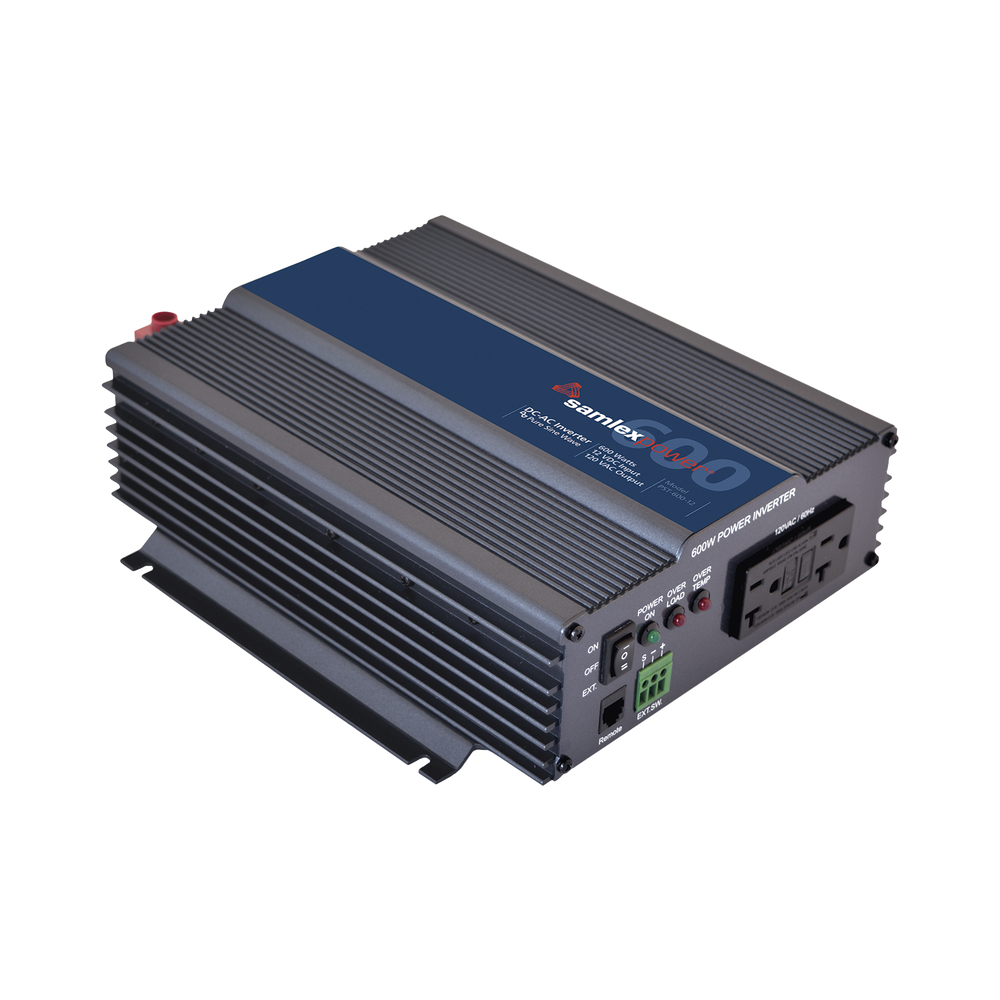 Inversor de Corriente (CD-CA) 600W Onda Sinusoidal Pura, Ent:12 Vcc, Sal: 120 Vca 60 Hz