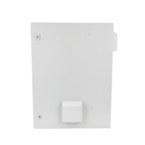 Gabinete Ventilado de Acero IP55 Uso en Exterior (600 x 800 x 300 mm) con Placa Trasera Interior Metálica y Compuerta Inferior Atornillable. Incluye Ventilador, Ventilas, filtros, Chapas y Llave T.