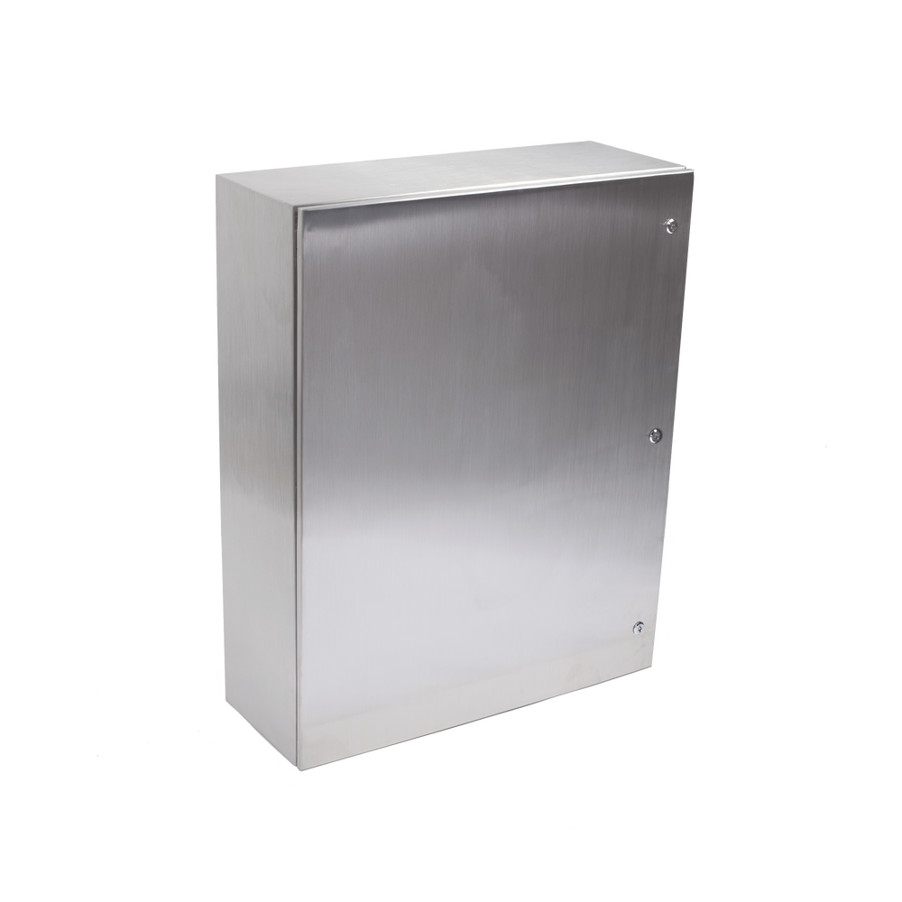 Gabinete de Acero Inoxidable IP66 Uso en Intemperie (800 x 1000 x 300 mm) con Placa Interna Galvanizada. - Imagen 3