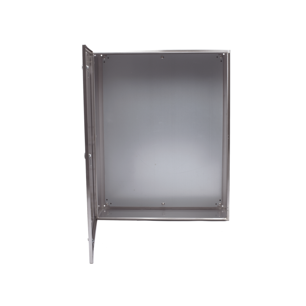 Gabinete de Acero Inoxidable IP66 Uso en Intemperie (800 x 1000 x 300 mm) con Placa Interna Galvanizada. - Imagen 4