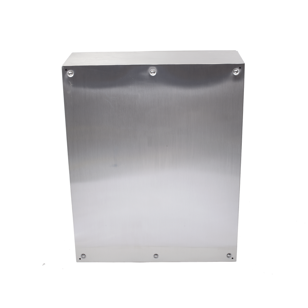 Gabinete de Acero Inoxidable IP66 Uso en Intemperie (800 x 1000 x 300 mm) con Placa Interna Galvanizada. - Imagen 5
