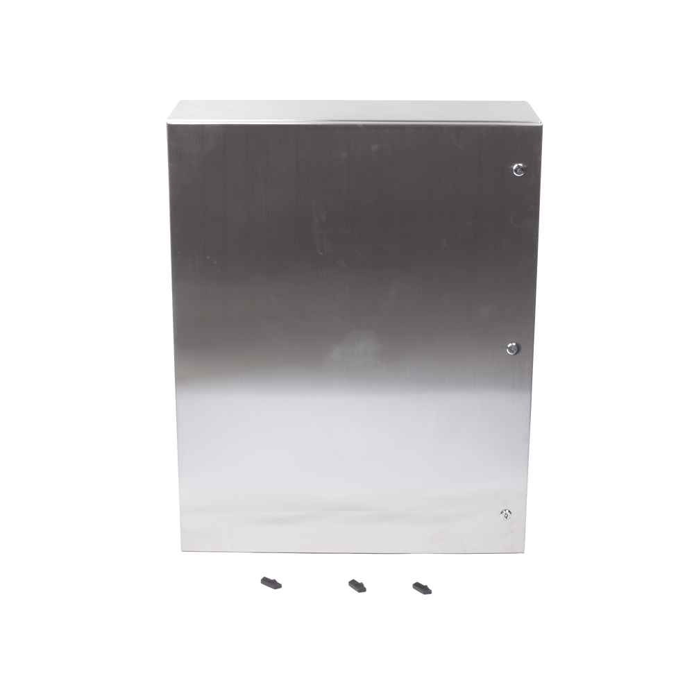 Gabinete de Acero Inoxidable IP66 Uso en Intemperie (800 x 1000 x 300 mm) con Placa Interna Galvanizada. - Imagen 6