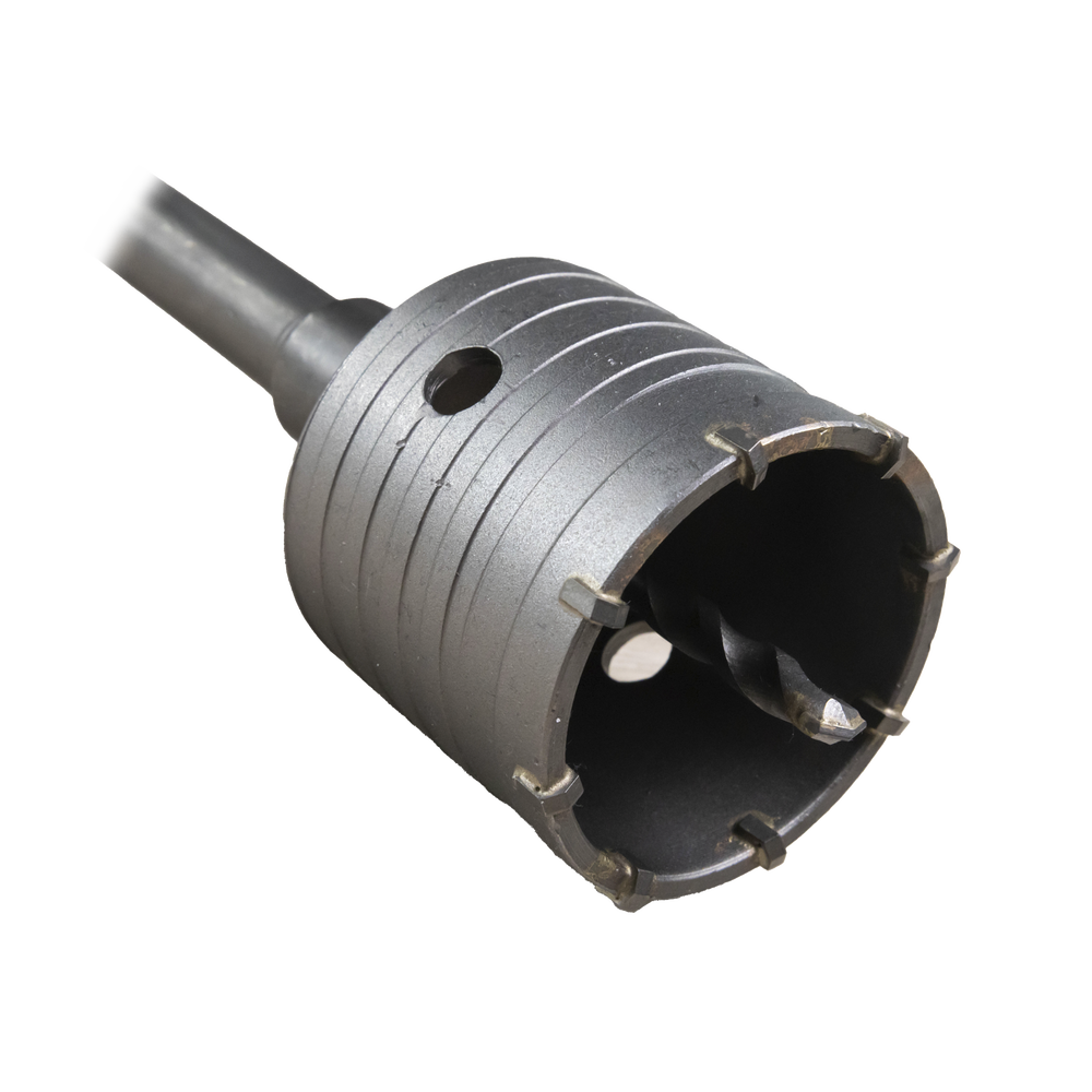 Broca Pasamuros SDS, Sacabocado para Concreto de 65mm con Extensión de 220mm - Image 2