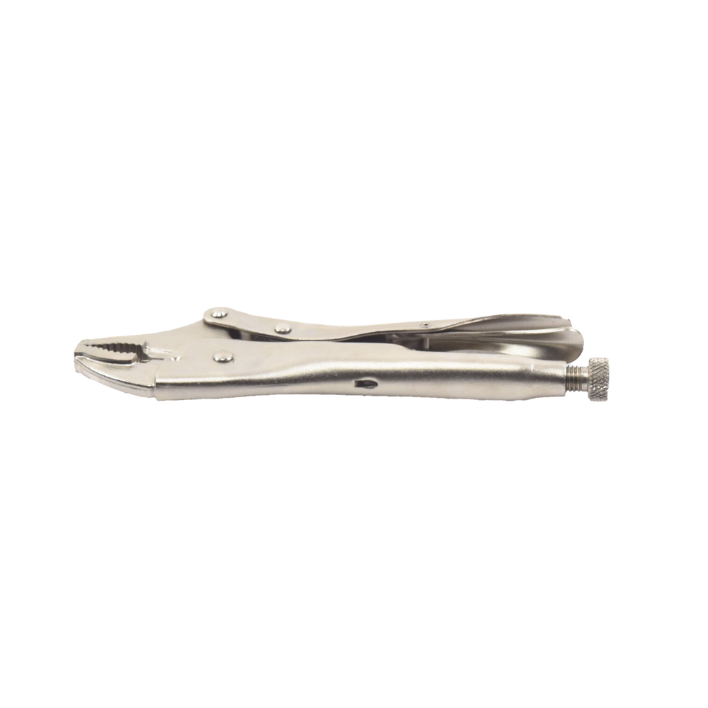 Pinza Perra Ajustable de Presión de 10”. Quijada Curva con Corta Alambre. Acero CR-V - Image 3