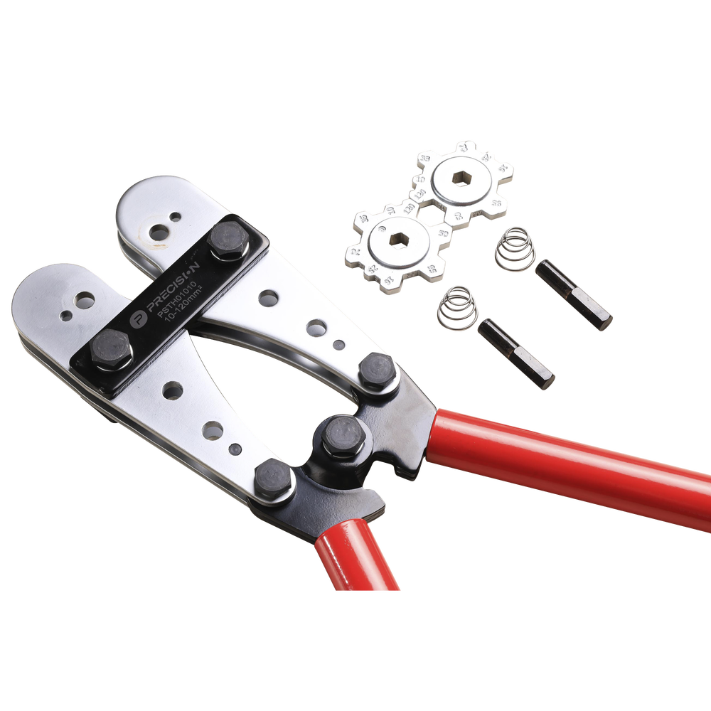 Pinza para Ponchar o Crimpar Terminales Para Cables de Calibres 8 AWG a 4/0 AWG - Imagen 5