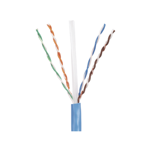 Bobina de Cable UTP 305 Metros (1000 Pies) de Cobre, PanNet, Azul, Categor?a 5e (24 AWG), PVC (CM), de 4 Pares