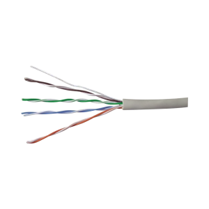 Bobina de Cable UTP 305 Metros (1000 Pies) de Cobre, PanNet, Gris, Categor?a 5e (24 AWG), PVC (CM), de 4 Pares