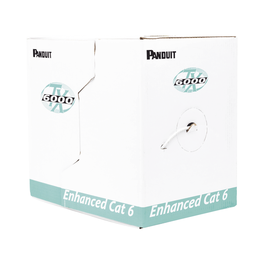 Bobina de Cable UTP 305 Metros (1000 Pies) de Cobre, TX6000? PanNet, Reelex, Gris, Categor?a 6 Mejorado (23 AWG), PVC (CMR, Riser), de 4 Pares - Image 4