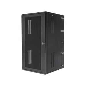 Gabinete PanZone de Montaje en Pared, de 19in, Puerta Ventilada, 26 UR, 635mm de Profundidad, Color Negro