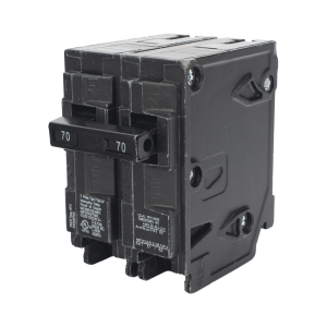 Interruptor automático enchufable tipo QP 2 polos, 70 amp