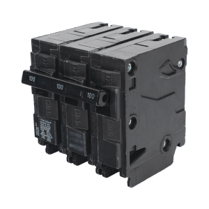 Interruptor automático enchufable tipo QP 3 polos, 100 amp.