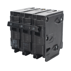 Interruptor automático enchufable tipo QP 3 polos, 20 amp