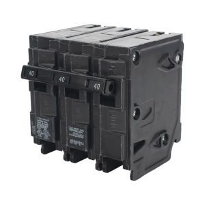 Interruptor automático enchufable tipo QP 3 polos, 40 amp