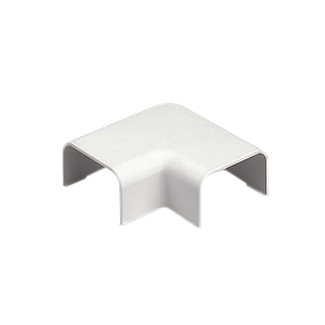 Conexión en ángulo recto "L", para uso con canaleta LD5, material ABS, Color Blanco Mate