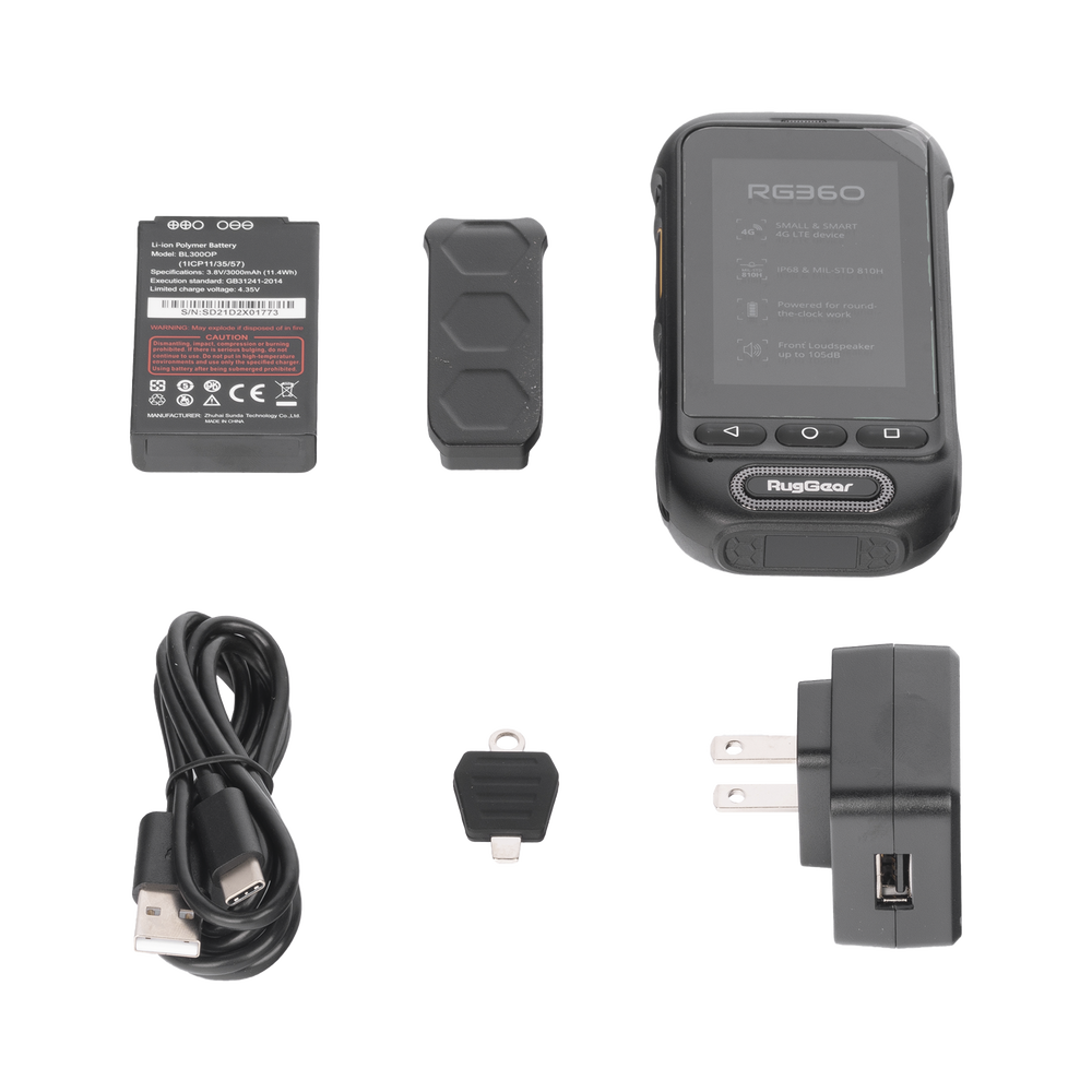 RugGear Radio PoC LTE, IP68 Resistente al Agua, Pantalla Táctil 3", Compatible con NXRadio y TASSTA - Image 6