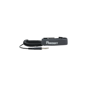 Pulsera Anti Descargas Electrost?tica (ESD), de Tela Ajustable, con Cable en Espiral de 1.82 Metros (6 Pies)