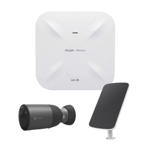 Kit de Cámaras Wi-Fi  con Access Point/ Incluye 1 Cámara de Batería  CS-BC1C / 1 Pane solar Mod. CS-CMT-SOLARPANEL-E / 1 Access Point RG-RAP6260(G)