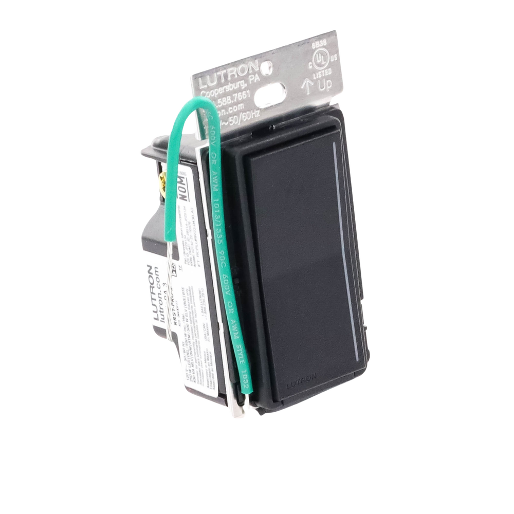 (RadioRa3) Atenuador táctil Sunnata Dimmer PRO color negro satin, requiere cable neutro / soporta 250W LED - Image 5