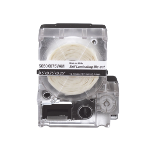Casete de 200 Etiquetas Autolaminadas de 25.4 x 38.1 mm (1 x 1.5 Pulgadas), para Cables de 3.1 a 7 mm (0.12 a 0.28 Pulgadas) de Di?metro, ?rea de Impresi?n Color Blanco
