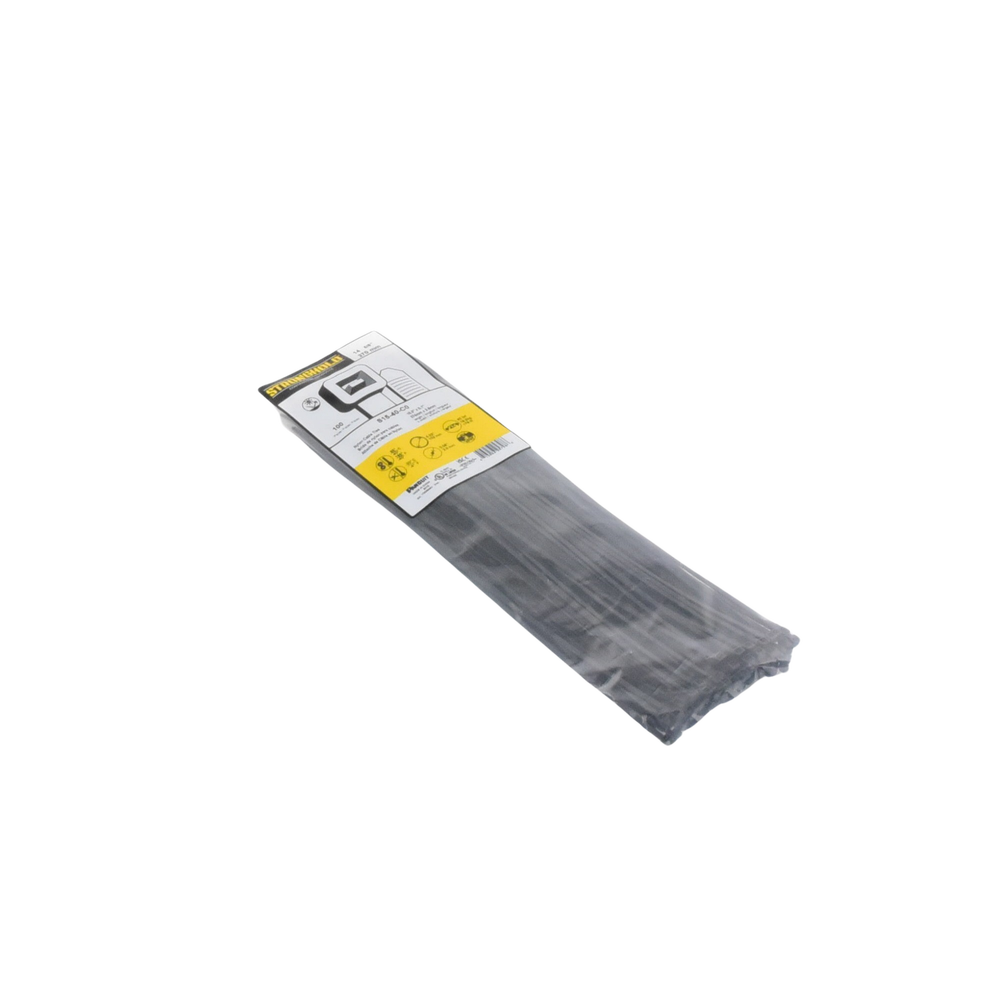 Cincho de Nylon 6.6 StrongHold™, 370mm largo x 3.6mm ancho, Color Negro, Exterior Resistente a Rayos UV, Paquete de 100pz - Image 4