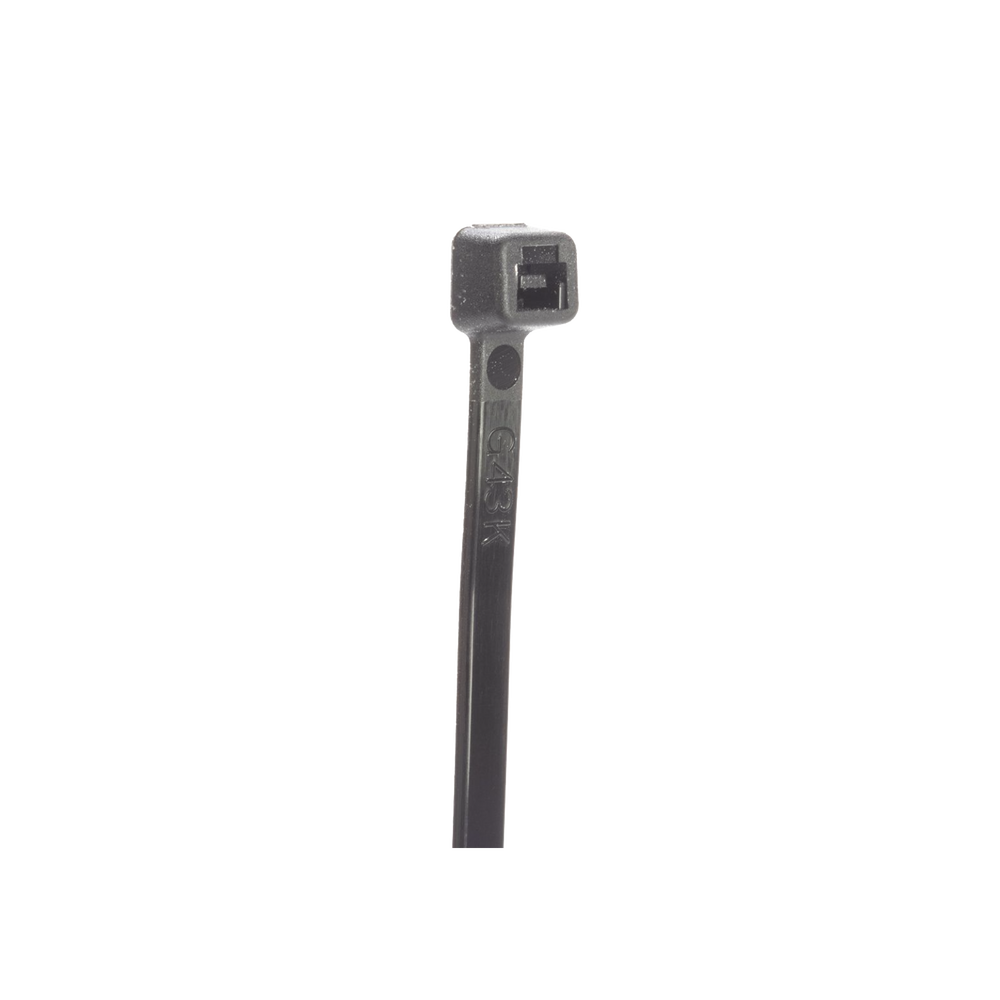 Cincho STRONGHOLD, 430 mm largo x 4.8mm ancho, Tensión 50 lb (222 N) Nylon 6,6 Color Negro, Paquete de 1000 Piezas - Image 2