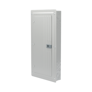 Centro de carga trifásico 3 Fases, 4 Hilos para interruptores QP, de 24 polos - 42 circuitos, 120/240vca, Barras de aluminio 200 Amp, Nema 1, uso interior. Incluye tapa.
