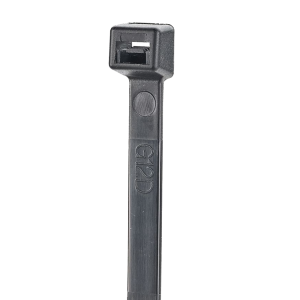 Cincho STRONGHOLD de Nylon 6.6, 1020mm largo x 9mm ancho, Color Negro Exterior, Resistente a Rayos UV, Paquete de 50 Piezas
