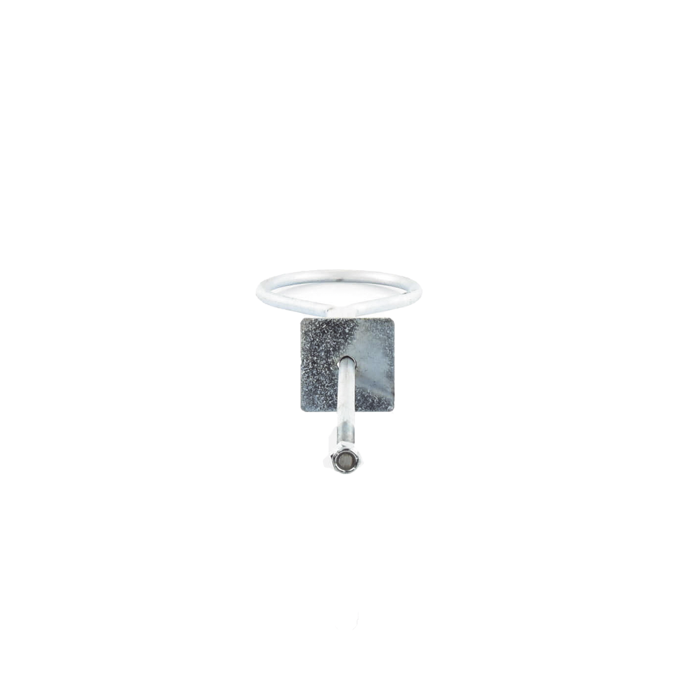 Ancla de Losa o Pared de 63-65 cm. de 13 cm diámetro de argolla. Galvanizado Electrolítico. - Image 4