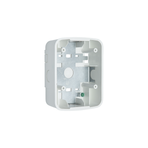 Caja de Montaje en Pared para Bocina y Bocina con Lampara Estroboscopica, Color Blanco