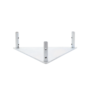 Base Triangular para Tramo STZ45 Galvanizado Electrolítico.