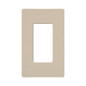 Tapa Color Taupe para interruptor o dimmer Lutron, 1 gang, limpio y moderno