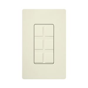 Caja de pared para varios contactos de red o tel, 6 mini espacios