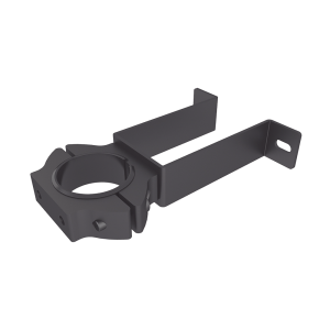 Soporte de pared con abrazadera para poste