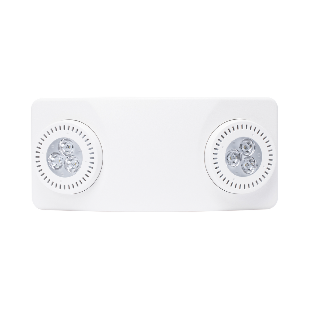 Luz de Emergencia Dual LED /520lm/uso rudo/montaje en pared o techo/batería de respaldo incluida - Image 2