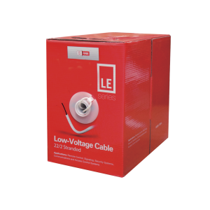 Bobina de 305 Metros (1000 Pies) de Cable / 2 x 22 AWG / Tipo CCA de Color Blanco / Aplicaciones en Alarmas de Intrusi?n/Control de Acceso/Automatizaci?n/ Interfonos y TV Porteros