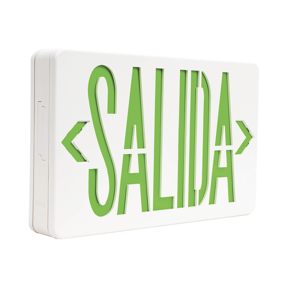 Letrero LED DUAL de SALIDA Universal con alto brillo/uso en pared, lateral o techo/Batería de Respaldo Incluida. - Image 3