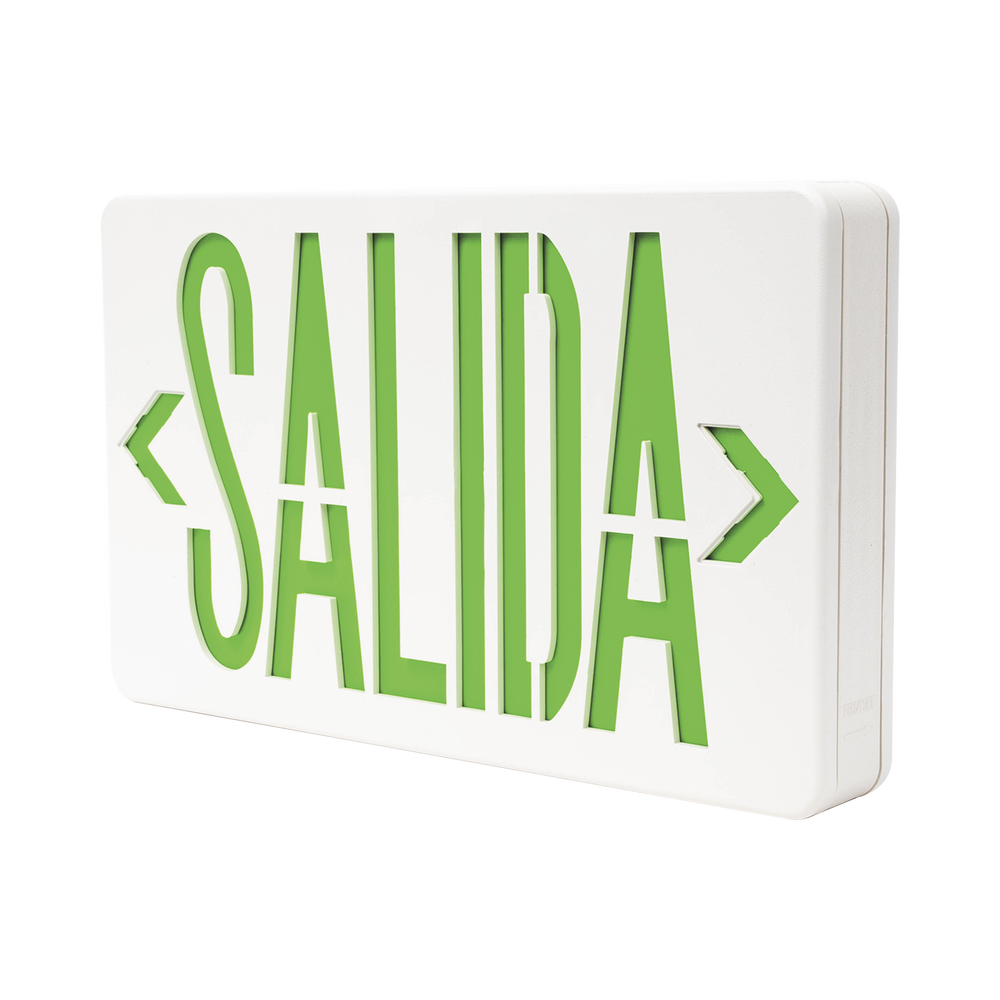Letrero LED DUAL de SALIDA Universal con alto brillo/uso en pared, lateral o techo/Batería de Respaldo Incluida. - Image 2