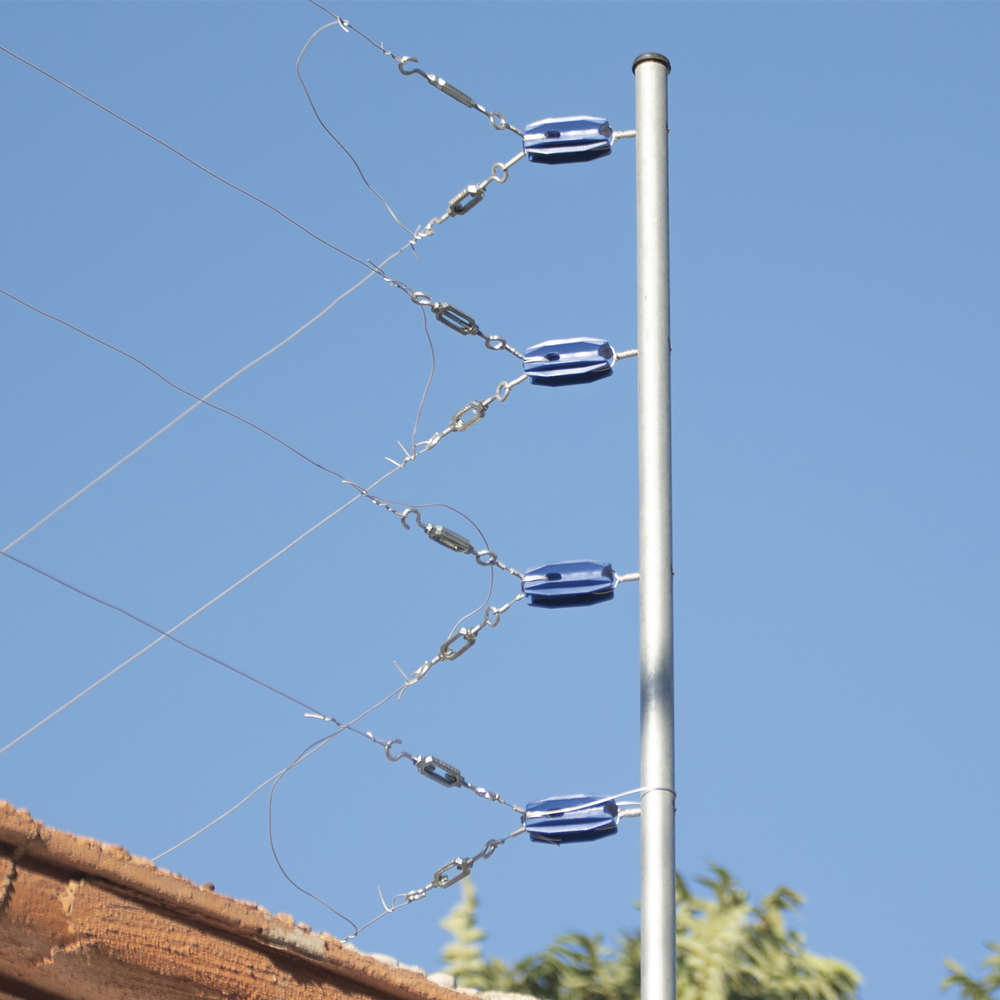 Aislador de color Azul para postes de esquina de alta Resistencia con Anti UV de uso en cercos eléctricos - Image 3