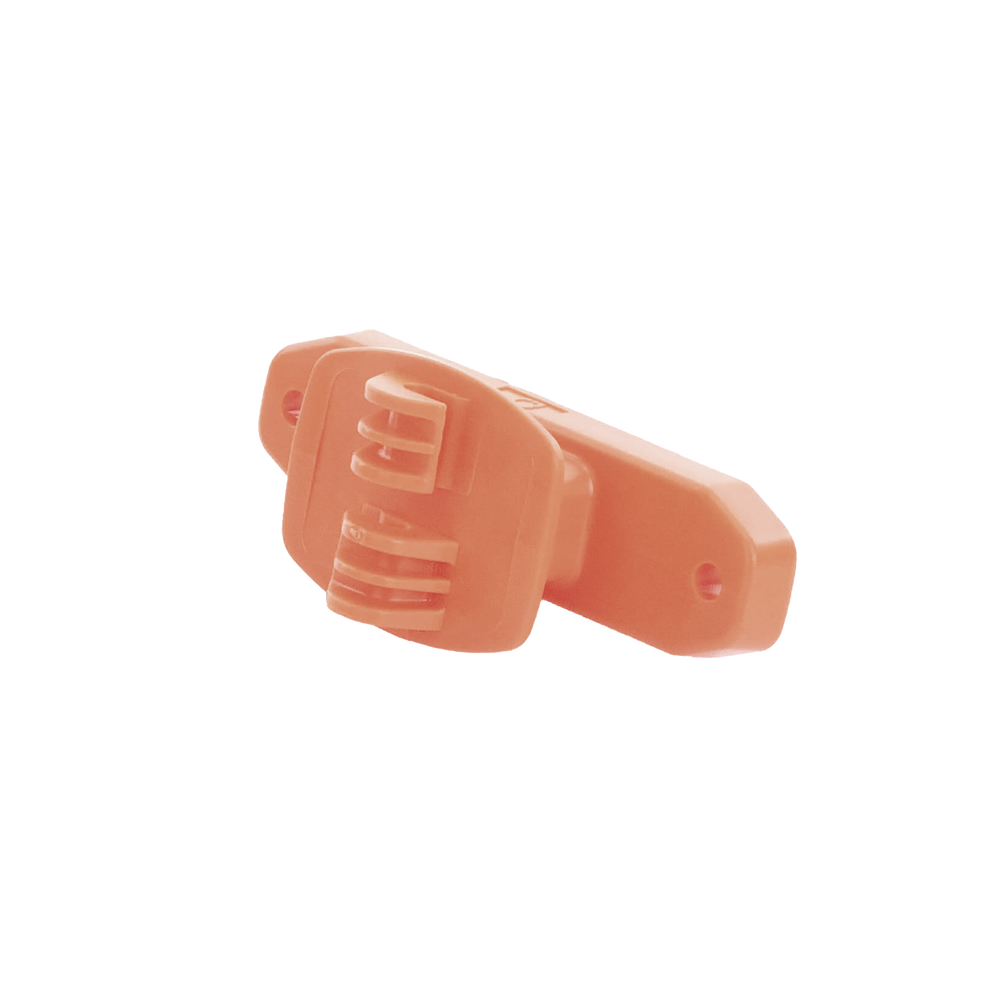Aislador de Paso color Naranja reforzado para cercos eléctricos, resistente al clima extremoso - Image 4