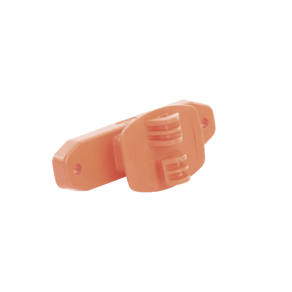 Aislador de Paso color Naranja reforzado para cercos eléctricos, resistente al clima extremoso - Image 6