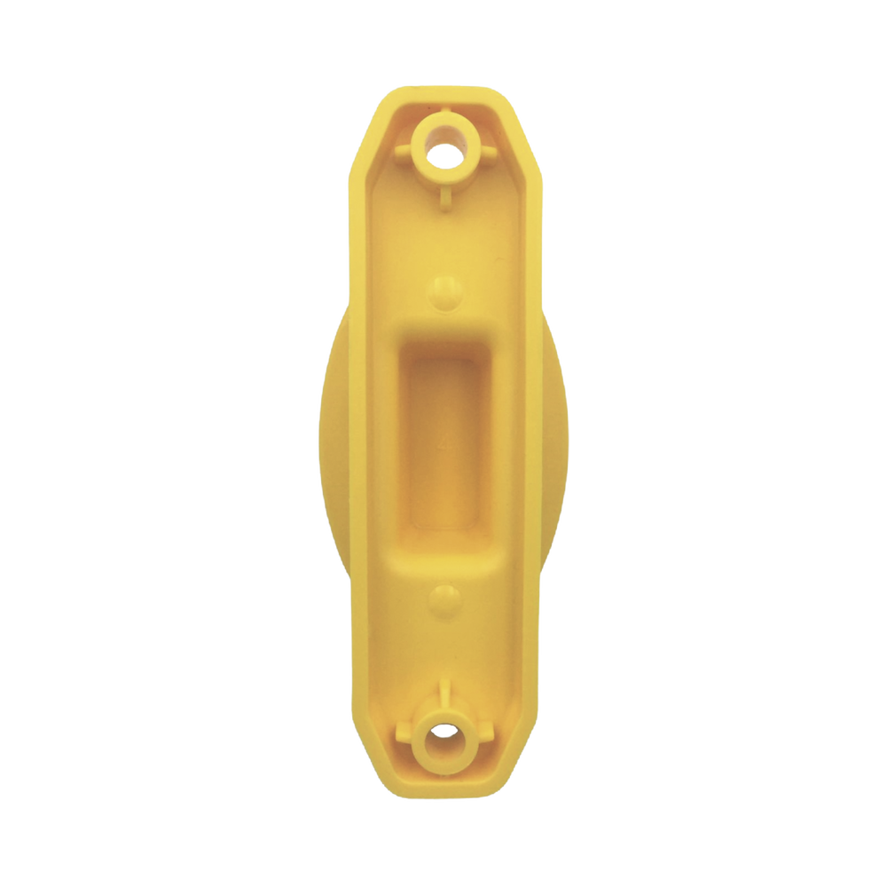 Aislador de Paso color Amarillo reforzado para cercos eléctricos, resistente al clima extremoso - Image 4