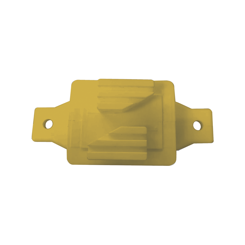 Aislador de Paso color Amarillo reforzado para cercos eléctricos, resistente al clima extremoso - Image 2