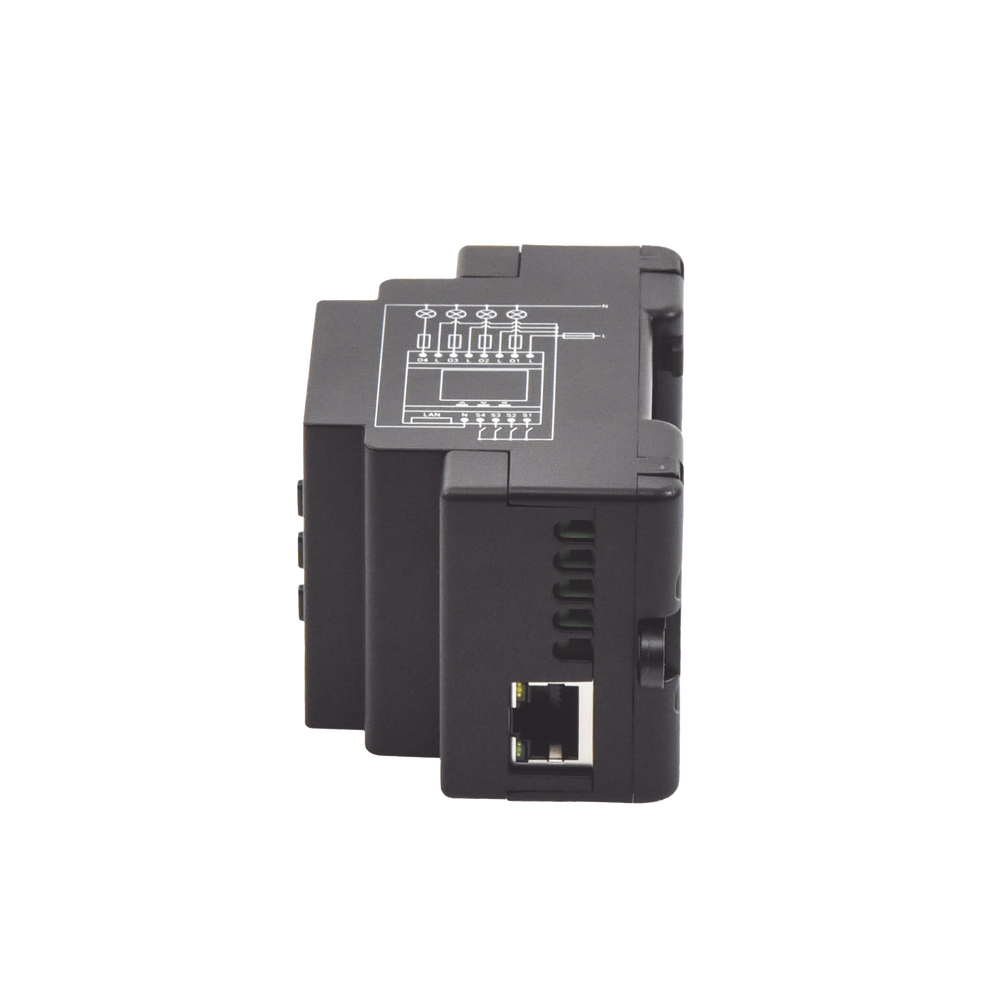 Relevador 40A inalámbrico WIFI y Ethernet / 4 canales inteligentes / 10A por canal, 110-230 V /montaje riel DIN - Image 2