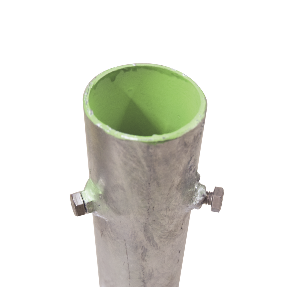 Base para Mástil Hasta 2" con Opresores, Base de 30 x 30 cm y Tubo de 50 cm Ced. 30. Galv. Inmersión. - Image 3