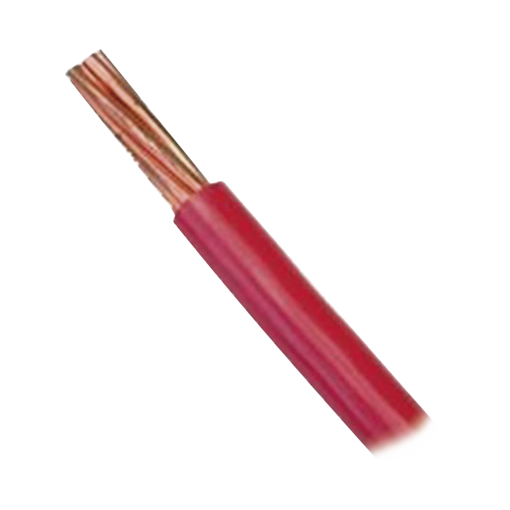 Cable El?ctrico 10 AWG Color Rojo, Conductor de Cobre Suave Cableado. Aislamiento de PVC, Auto Extinguible. Bobina 100 Metros (328.08 Pies)