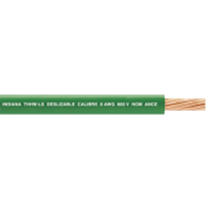 Cable El?ctrico de Cobre Recubierto THW-LS Calibre 14 AWG 19 Hilos Color Verde (100 Metros (328.08 Pies))