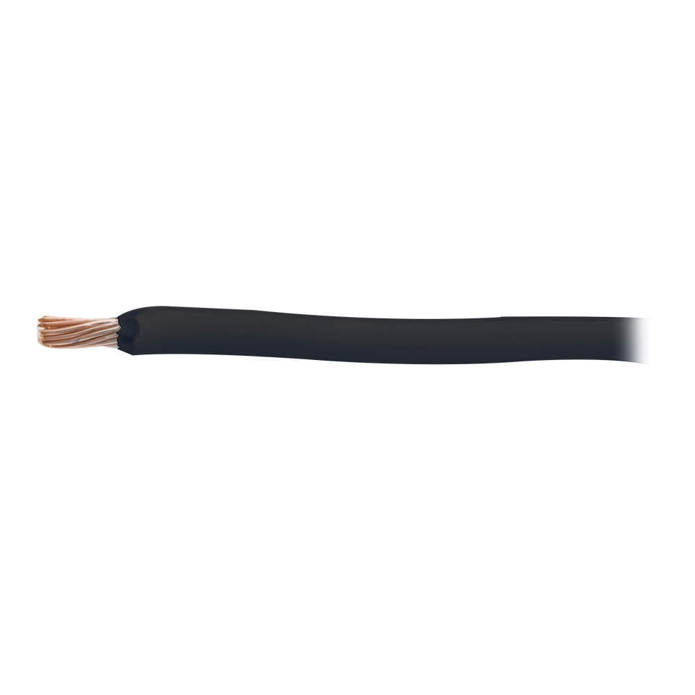 Cable El?ctrico 16 AWG Color Negro, Conductor de Cobre Suave Cableado. Aislamiento de PVC, Auto-Extinguible. Bobina de 100 Metros (328.08 Pies)