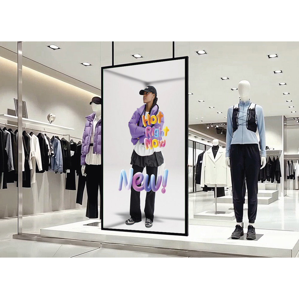 Pantalla Spatial Signage 85" / 4K UHD 2160x3840 / Vision 3D Virtual sin Gafas / Compatible con VXT / 500 nits / 24/7 / WiFi-BT - Image 4
