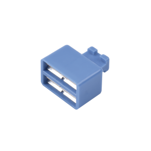 Clip de Puente, Para Uso con Regletas S66 de Siemon, de 1 Par, Color Azul